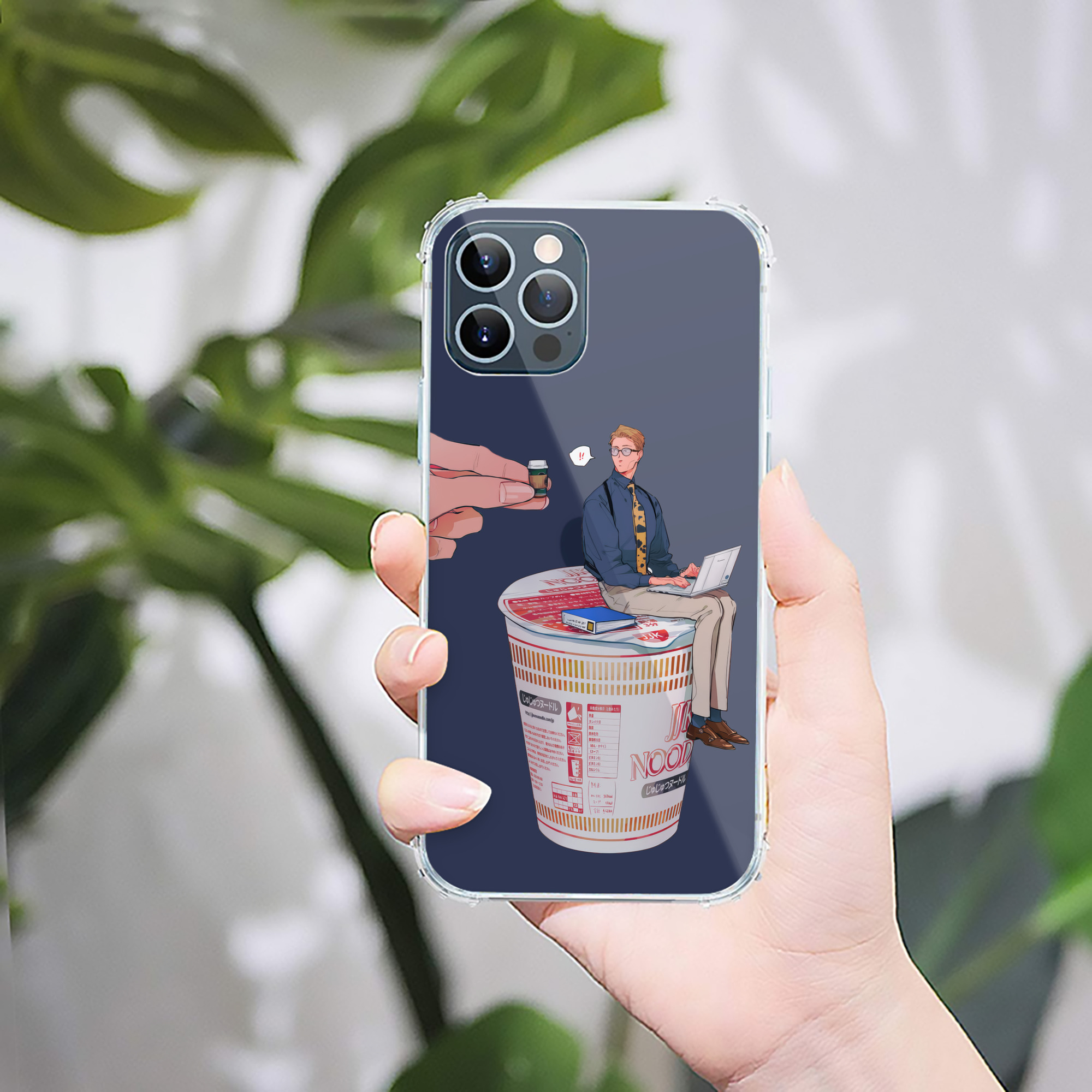（画像用） 呪術廻戦 Jujutsu Kaisen 【iPhone 12シリーズ対応】透明スマホケース（クリアソフトケース）